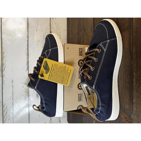 Spenco Shoes - Spenco Waco Shoe Company Navy Blue Spenco Santa Clara Canvas Women's 7 Wide NIB